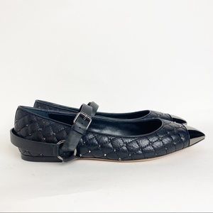 Valentino Rockstud ballet flats size 40 EUC